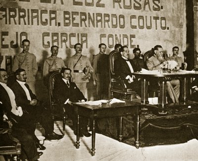 Venustiano Carranza alla Convenzione di Querétaro, dicembre 1917 da Paul Thompson